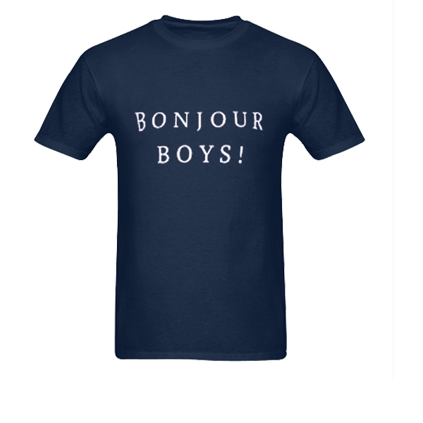 bonjour hi t shirt