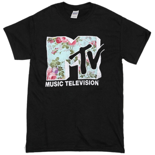 black mtv t shirt