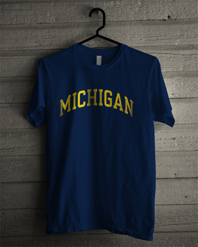 michigan mens shirt