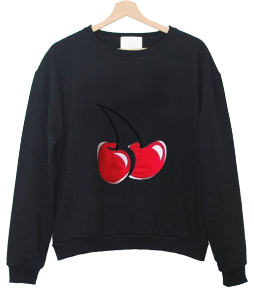 cherry sweatshirt