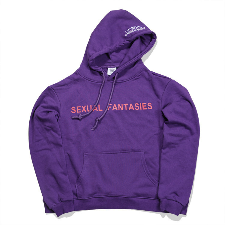 VETEMENTS Sexual Fantasies Hoodie | www.rayblaze.com