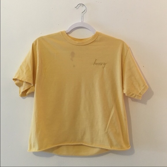 yellow sweatshirt honey