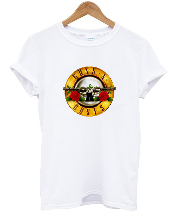 white guns n roses t shirt