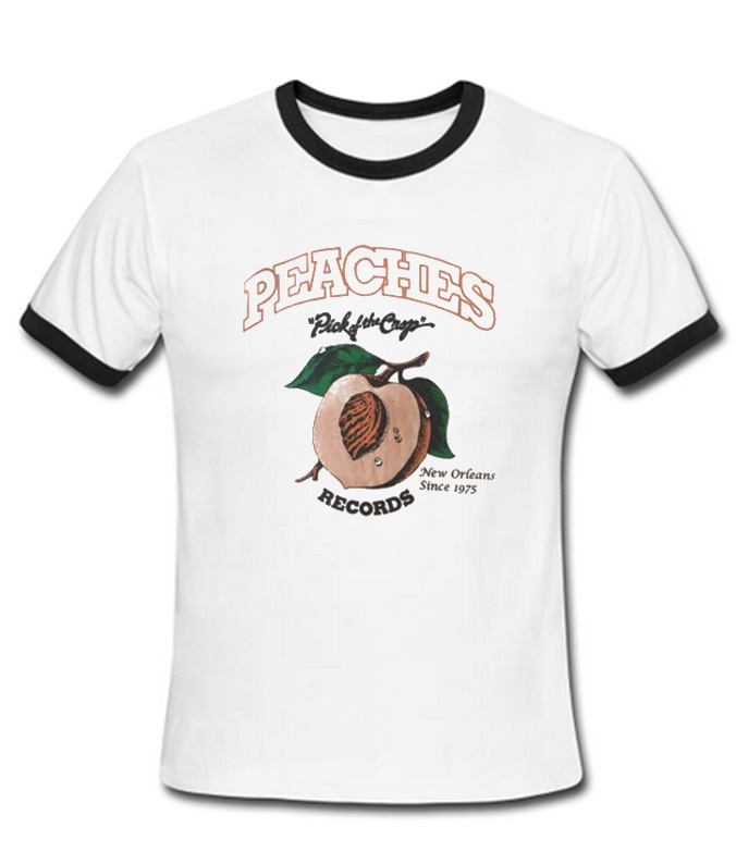 t shirt with peaches