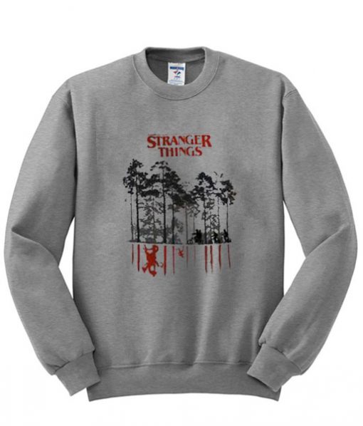 white stranger things sweatshirt