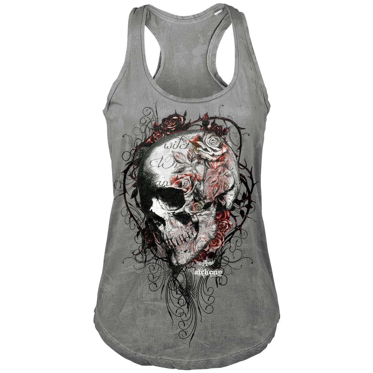 skull vest top womens