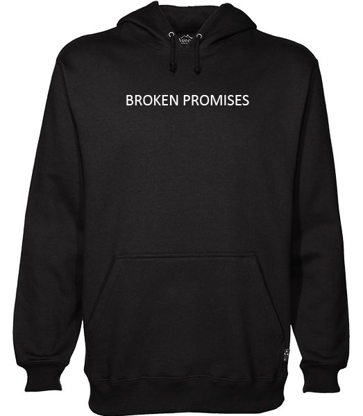 broken promises sweater