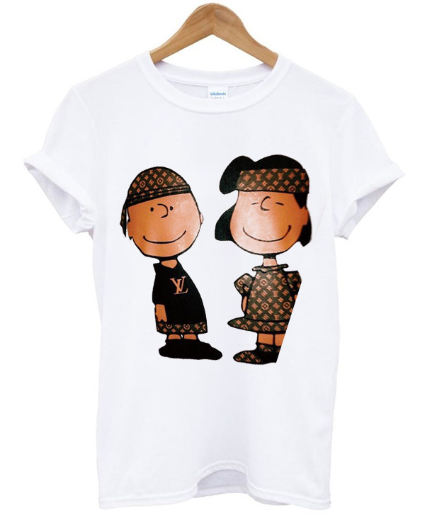 charlie brown supreme louis vuitton shirt