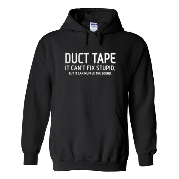 tan tape heavy hoodie