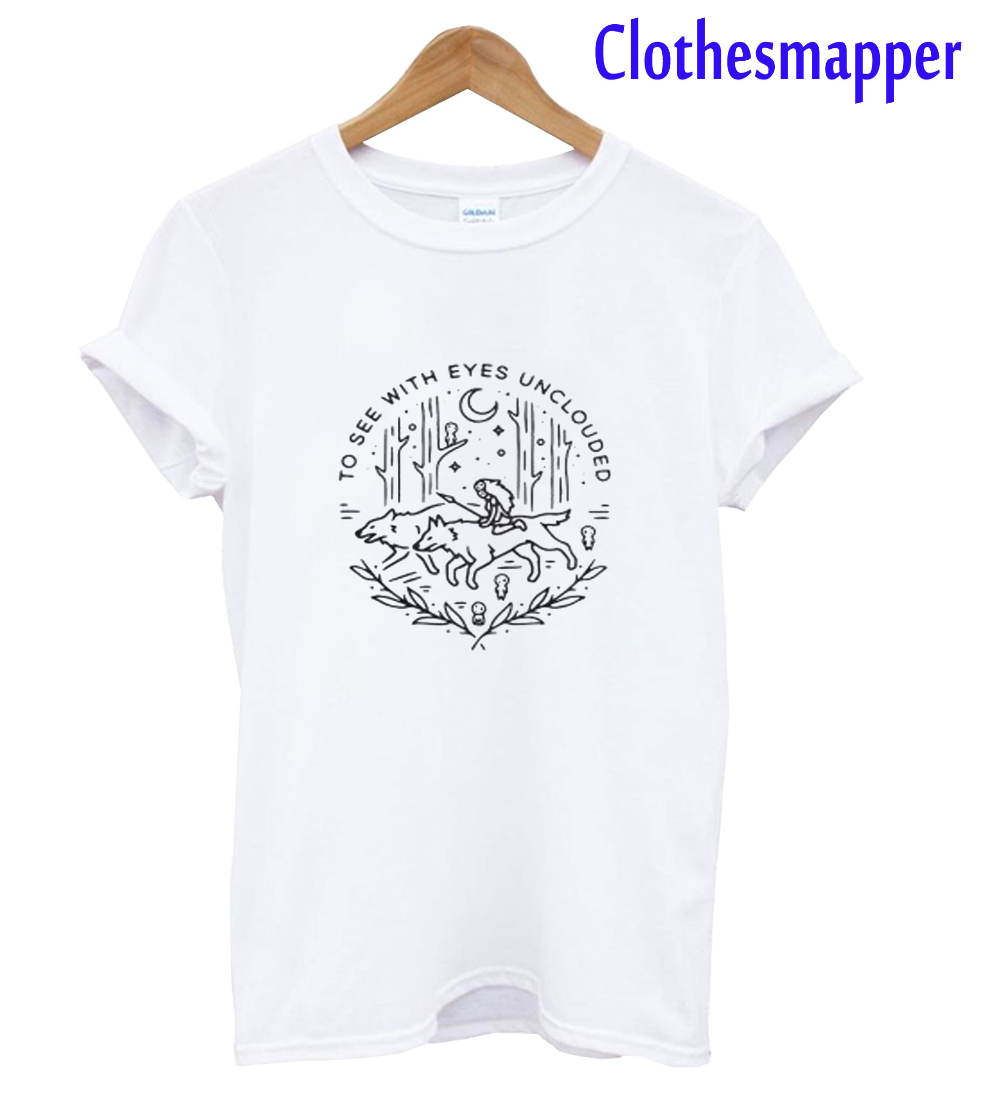 Princess Mononoke To See Wwth Eyes Unclouded T Shirt