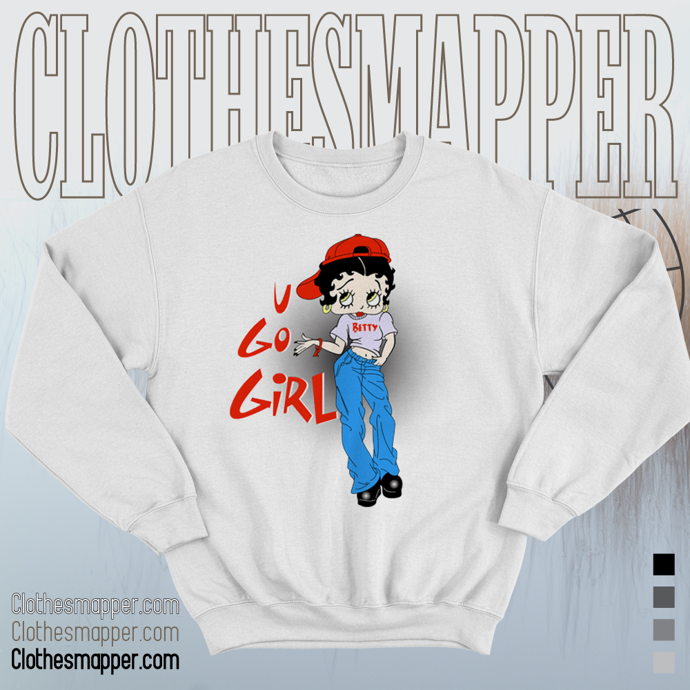 90s BETTY BOOP u go girl Sweatshirt TPKJ1 – clothesmapper