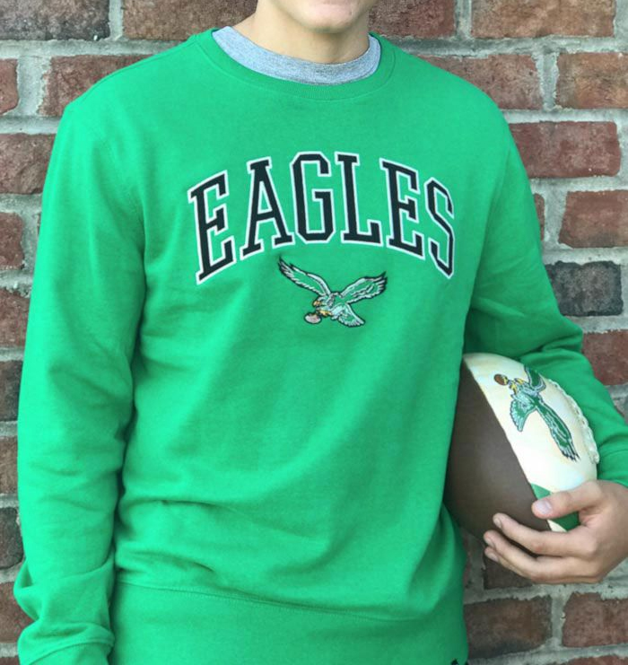 eagles kelly green apparel